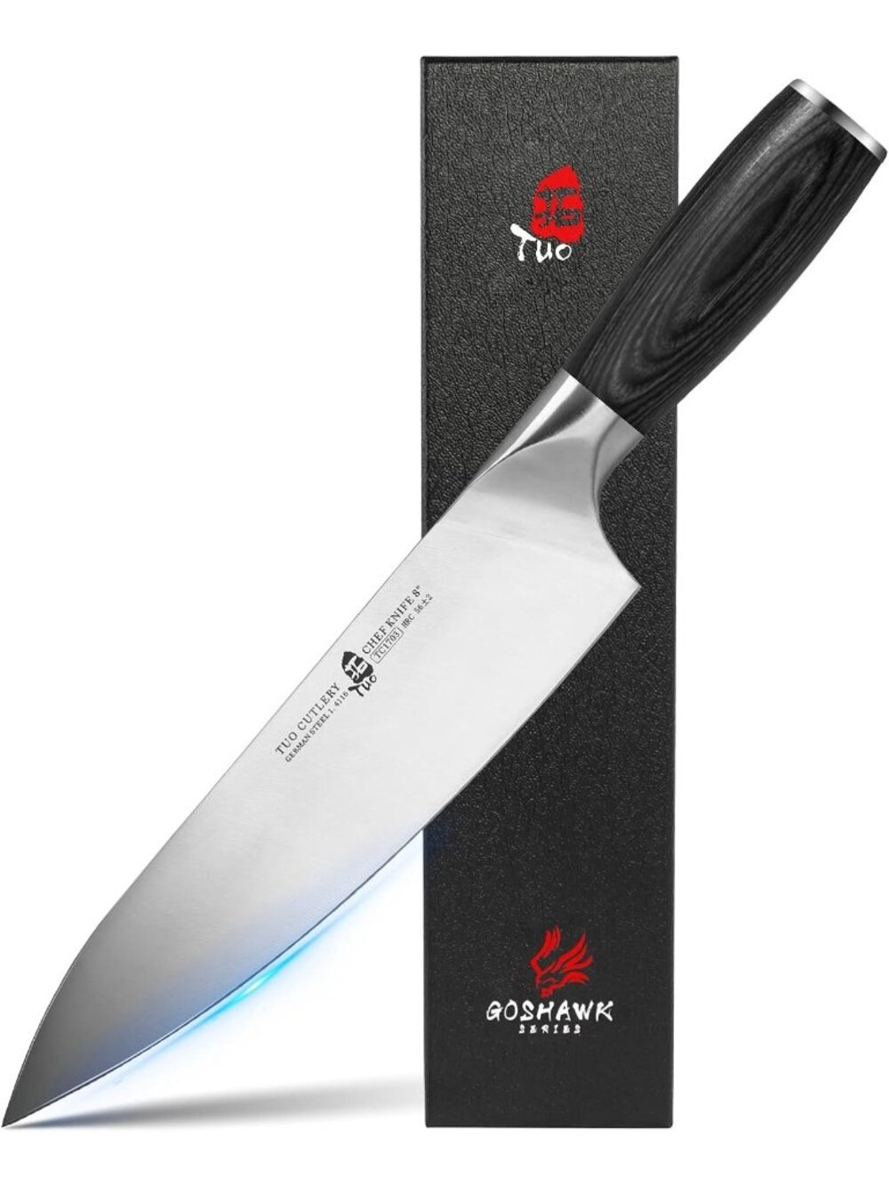 Kitchen Knife 8" TUO Chef Pro Chefs Cooking Knife Japanese Vegetable Cleaver Hig